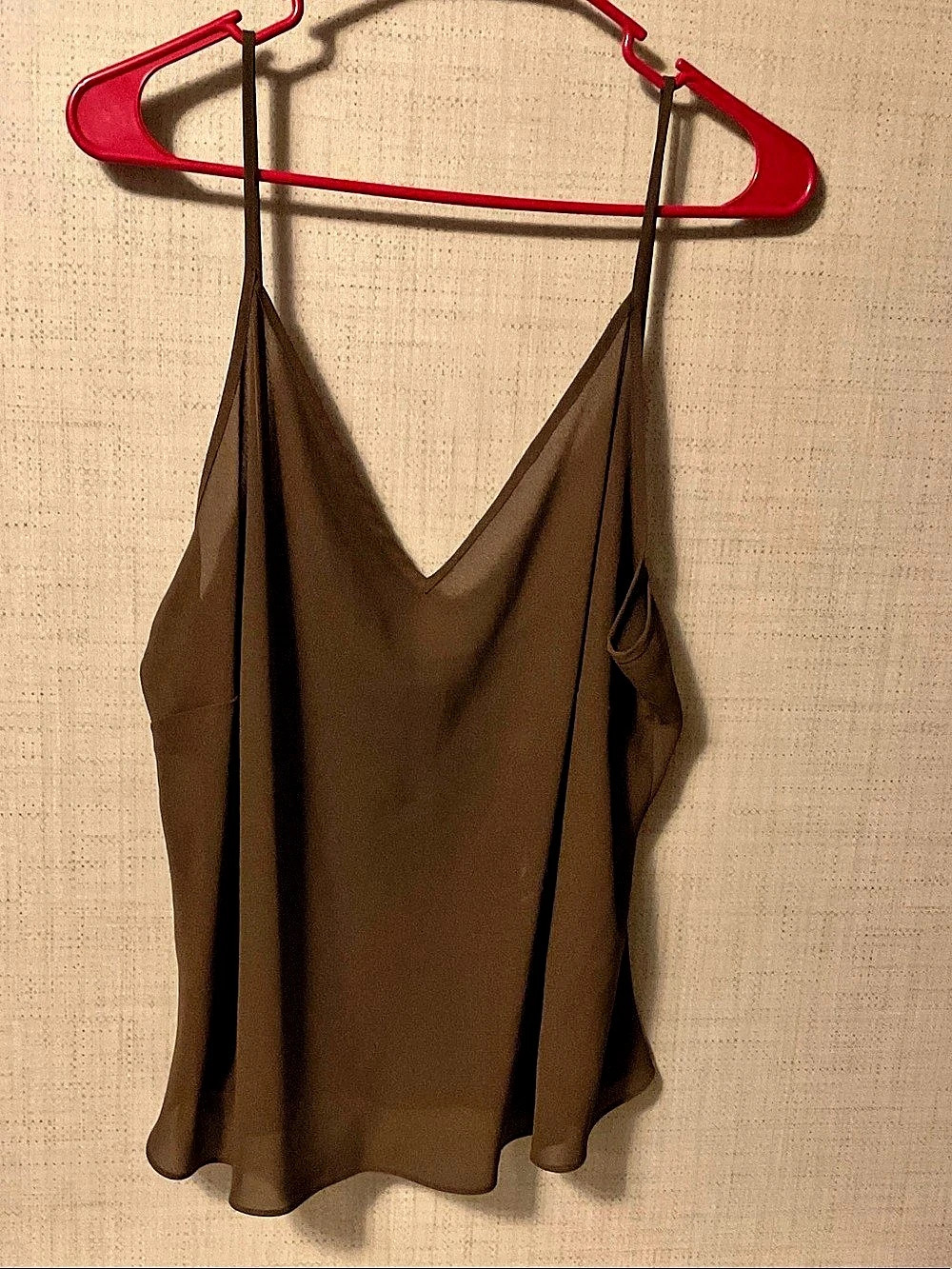 Lauren Ralph Lauren Brown Draped Camisole Size 18W